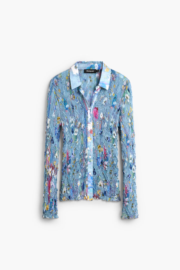 Blouse met bloemendessin